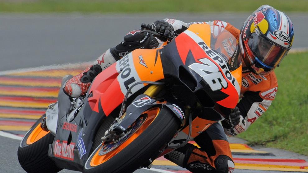 Dani Pedrosa, que saldrá tercero en el Gran Premio de Alemania