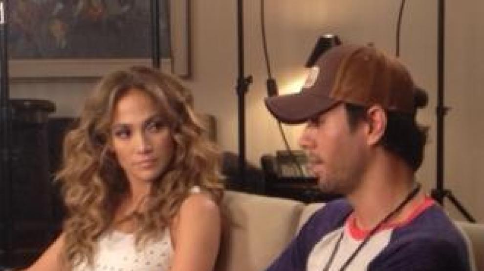 Enrique Iglesias junto a J.Lo