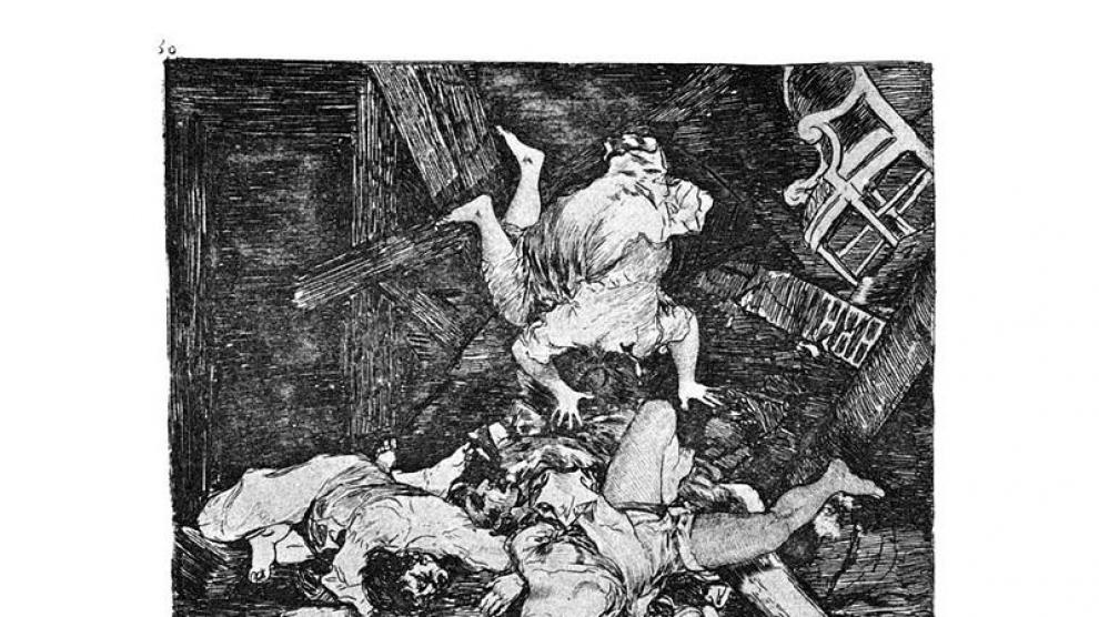 Los desastres de la guerra nº30 'Estragos de la guerra'. Francisco de Goya
