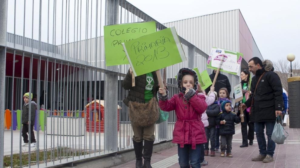 Protesta de padres y alumnos en diciembre