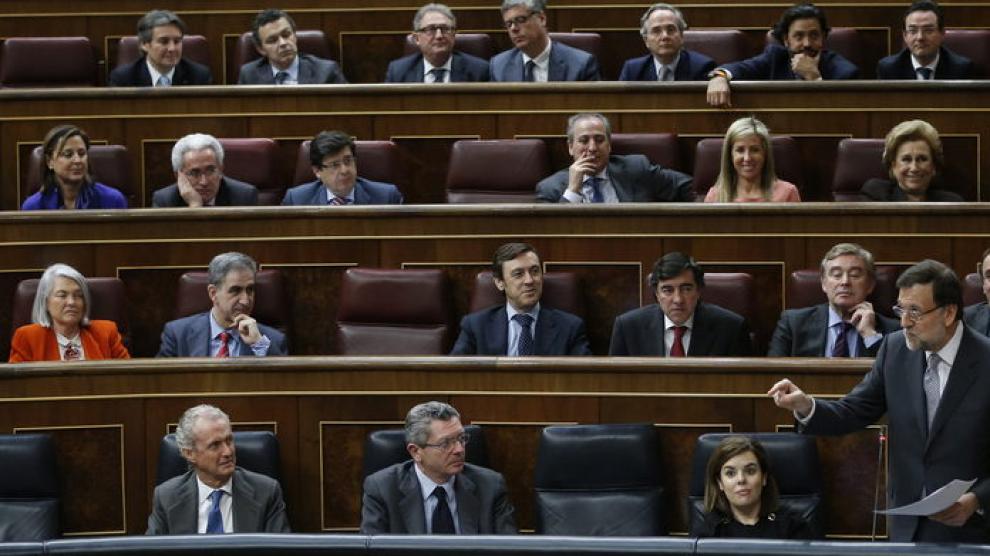 Imagen de la primera joranada del debate en el Congreso