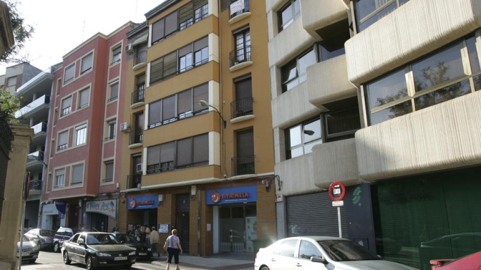 Un bloque de viviendas, en Zaragoza