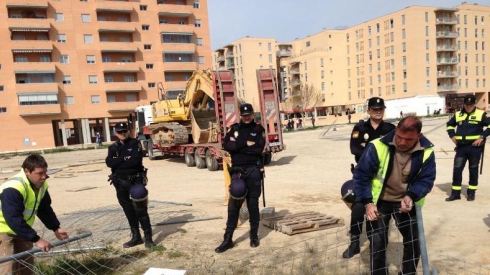 Protestas de los vecinos de Rosales