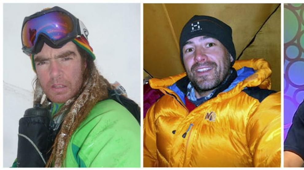 Los tres alpinistas desaparecidos