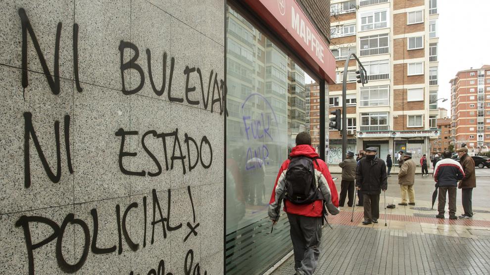 Los vecinos rechazan las obras del bulevar de Burgos