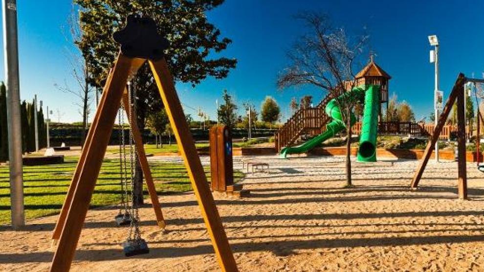 Zona infantil en el Parque del Agua