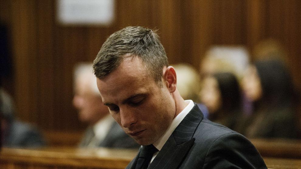 Oscar Pistorius, durante el juicio
