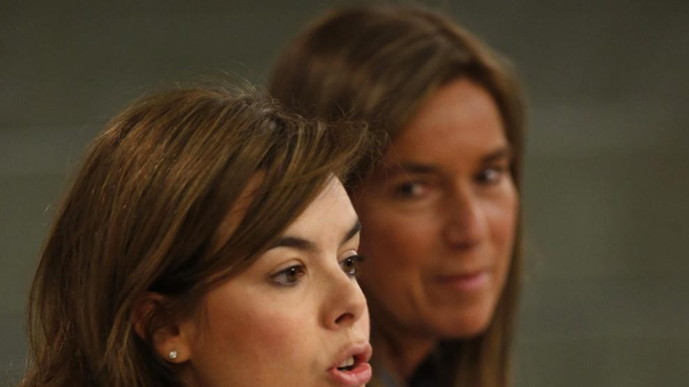 Soraya Saénz de Santamaría y Ana Mato