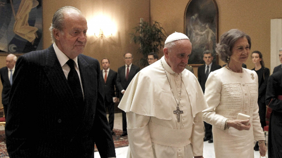 Los Reyes, junto al Papa Francisco