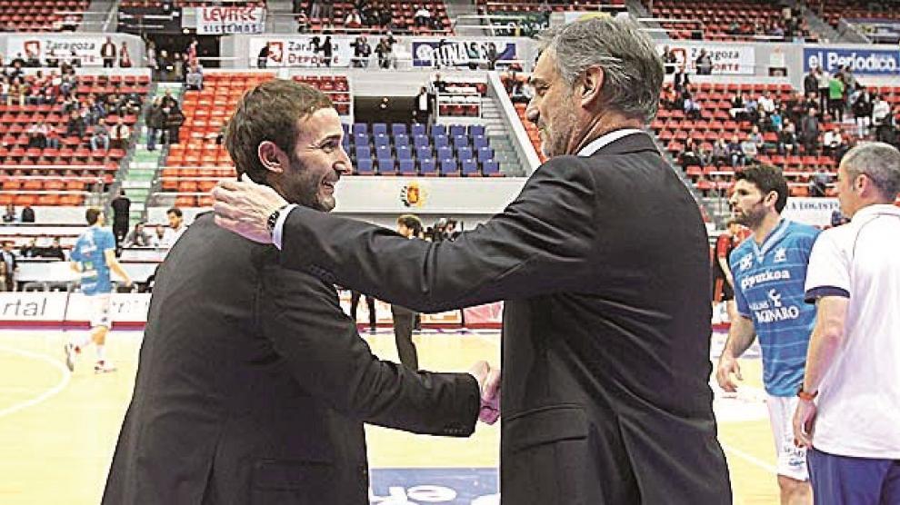 Sito Alonso y José Luis Abós, dos técnicos aragoneses en la cresta de la ola de la ACB.