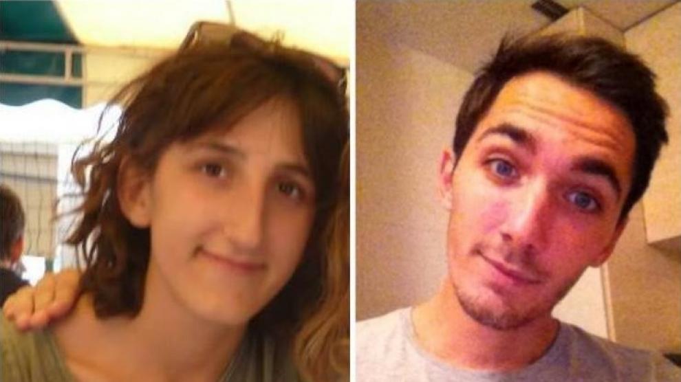 Julien Pérez-Piguet y Sarah Mazerolles, los estudiantes desaparecidos