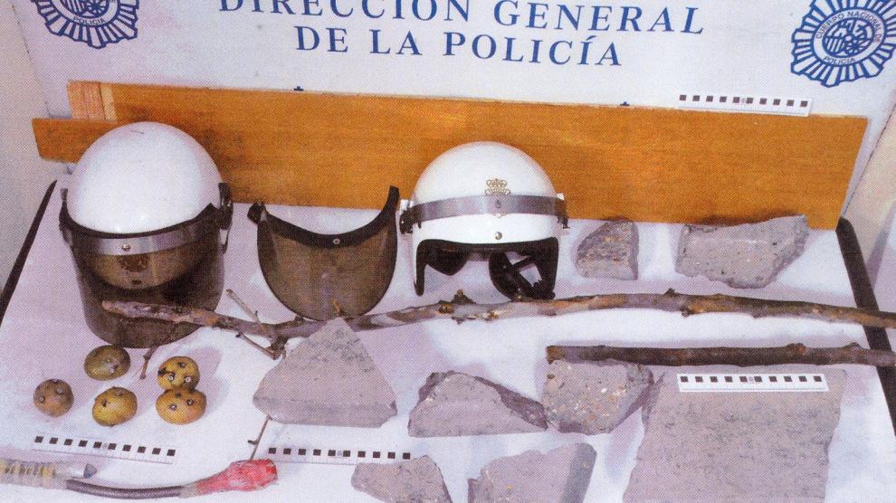 13 detenidos y 5 policías heridos tras una riña entre fascistas y antifascistas en Las Fuentes