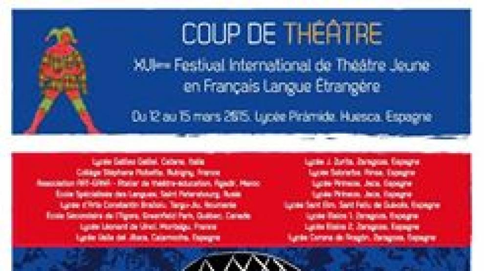 Cartel del festival 'Coup de Théâtre'