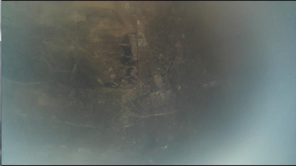 El globo sonda lanzado desde Alcubierre aparece un mes después en Villafranca