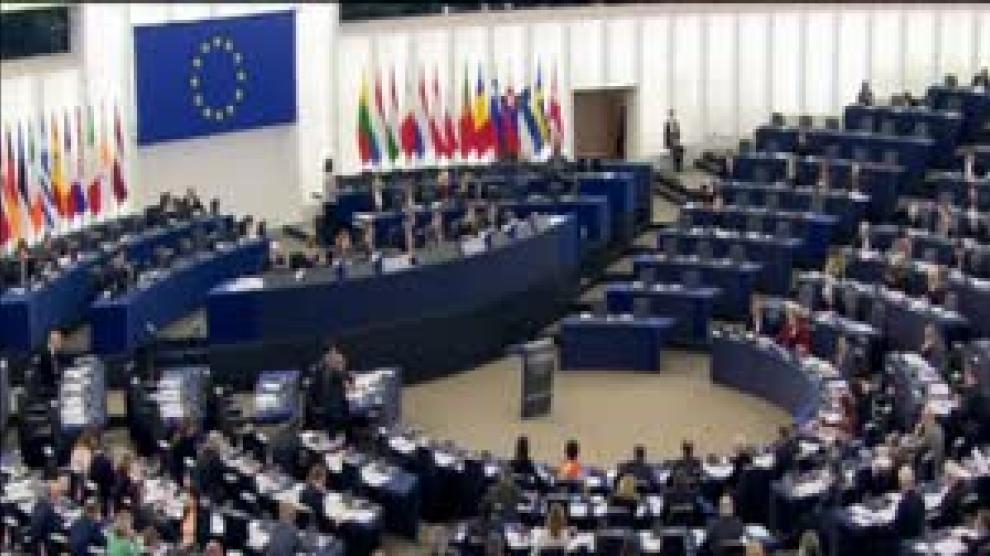 Votación en el Parlamento Europeo. Imagen de archivo