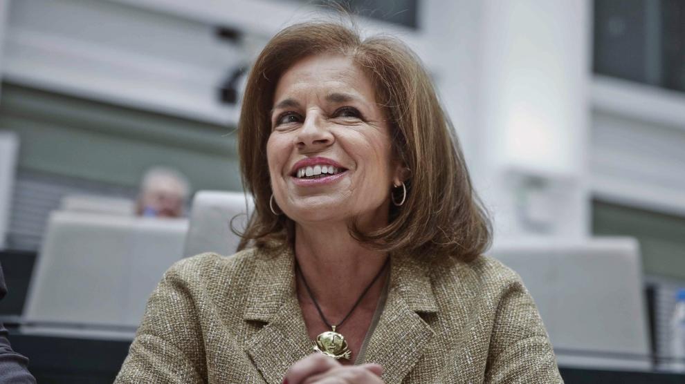 La alcaldesa de Madrid, Ana Botella, durante el último Pleno municipal.