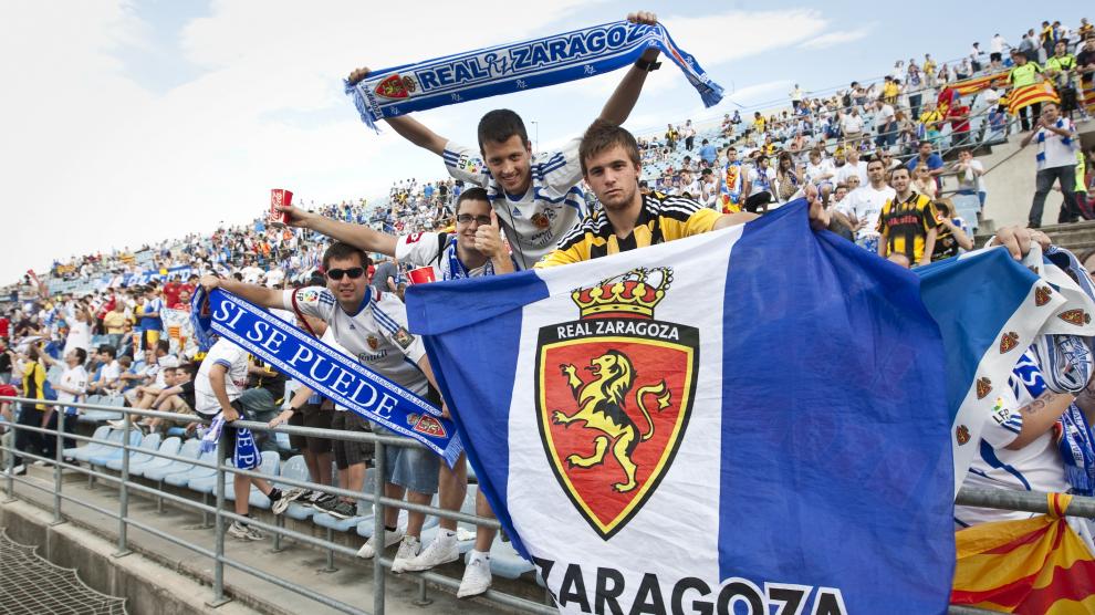 Desplazamiento masivo de zaragocistas a Getafe, en la campaña 2011/12