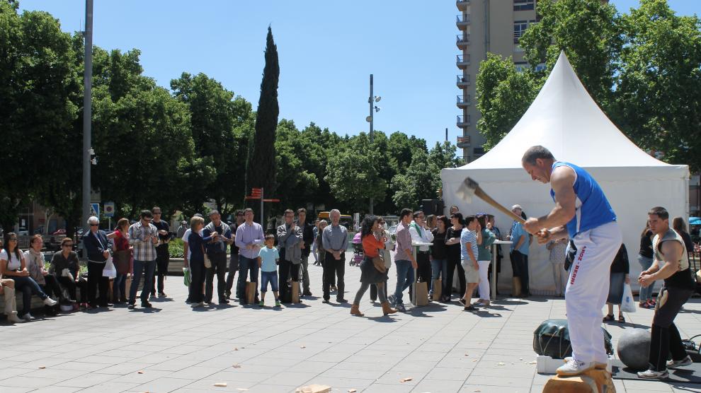 Imagen de una actividad promocional realizada por Destinos Euskadi en otra ciudad.