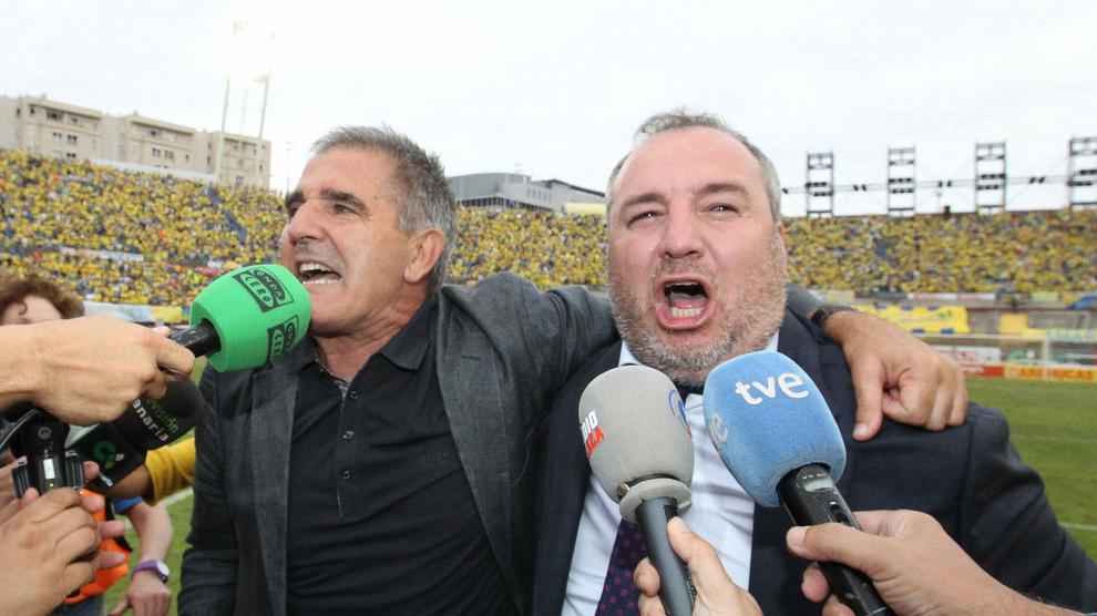 El presidente de la UD Las Palmas, Miguel angel Ramírez.