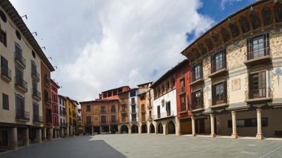 Plaza Mayor de Graus, segundo lugar más votado en el concurso de la Guía Repsol