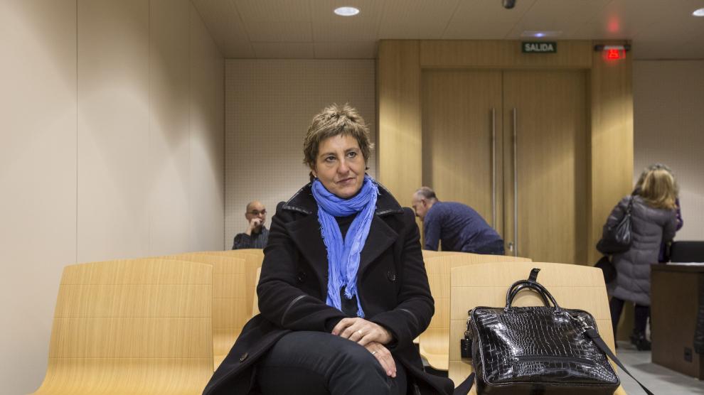 María Victoria Pinilla, en la Ciudad de la Justicia