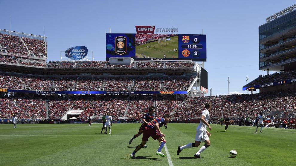 El Manchester United y el Barcelona se enfrentaron en San Francisco