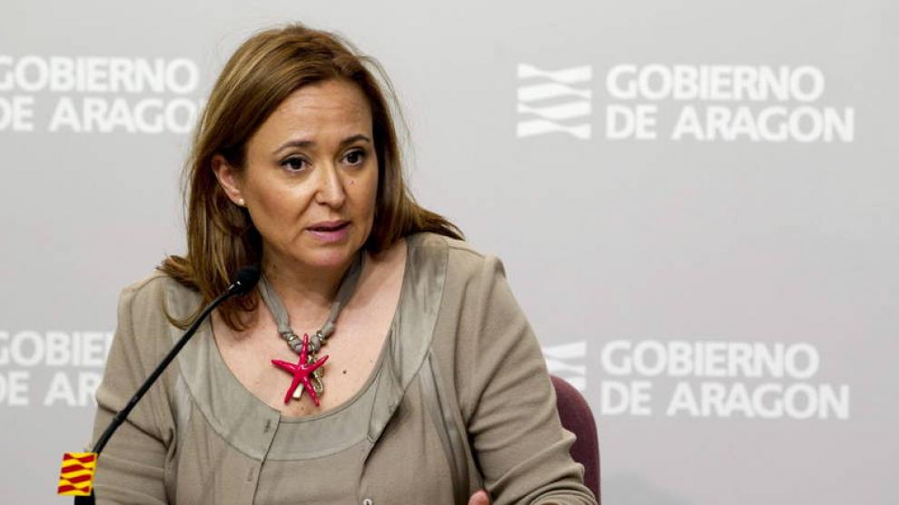 La consejera de Educación de Aragón, Mayte Pérez