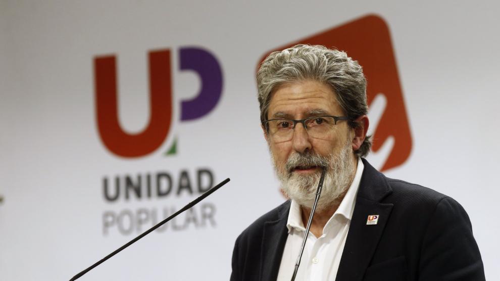 El secretario de Organizacion de Unidad Popular, Adolfo Barrena.