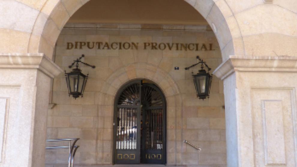 Fachada de la sede principal de la Diputación de Teruel.