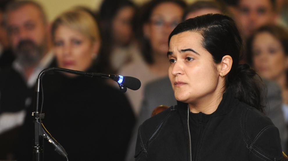 Triana Martínez, una de las tres acusadas por el crimen de la presidenta de la Diputación de León, Isabel Carrasco