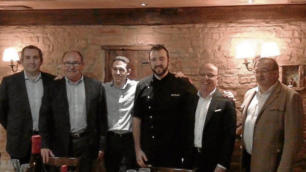 Alberto Cisterna, Mariano Bayarte, José Fontanellas, Iván Puyuelo, Pedro Tabuenca y Carlos Melero.