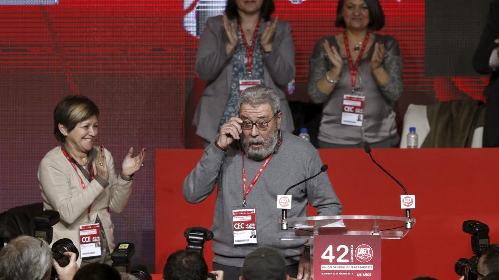 Emocionada despedida de Méndez de UGT tras 22 años