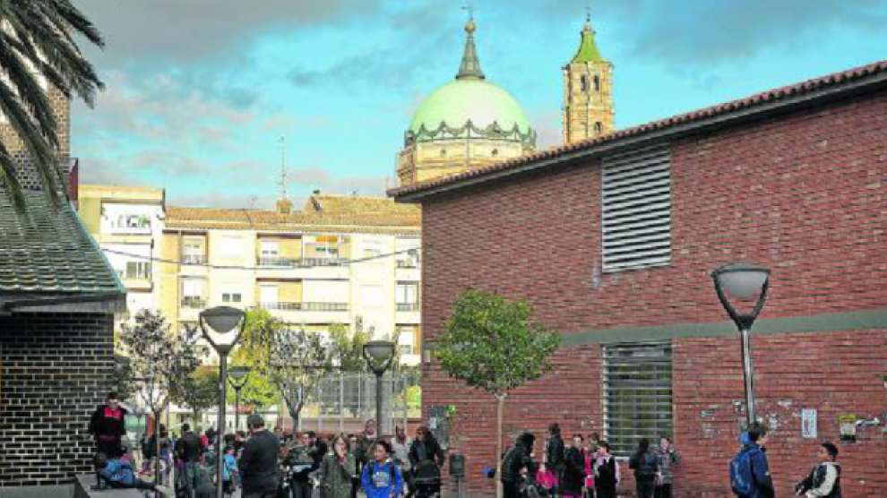 Colegio Nertóbriga de La Almunia, uno de los primeros que aprobaron la jornada continua.