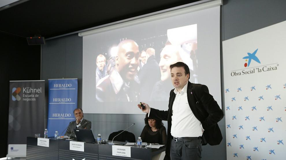 David Vivancos, en el Caixaforum