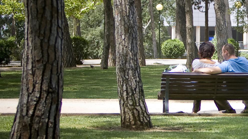 Una pareja de enamorados.