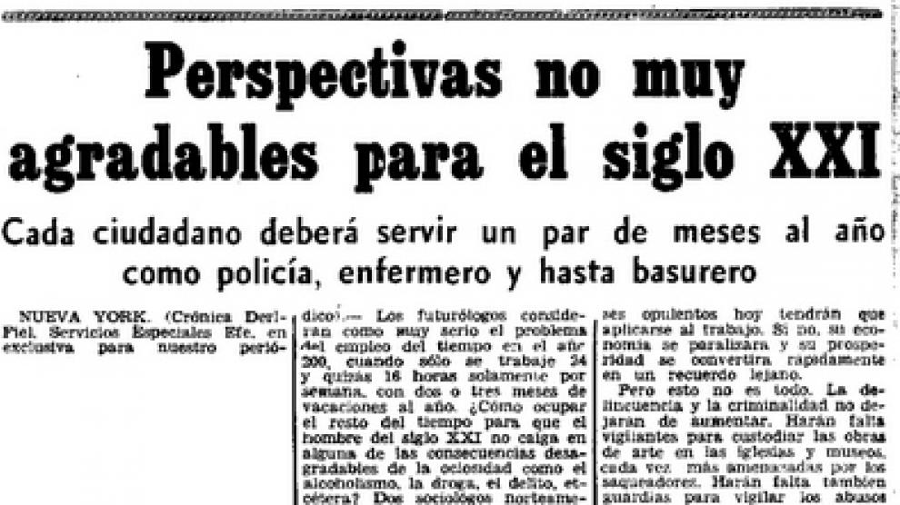 Página de Heraldo de Aragón en la que aparecía la información