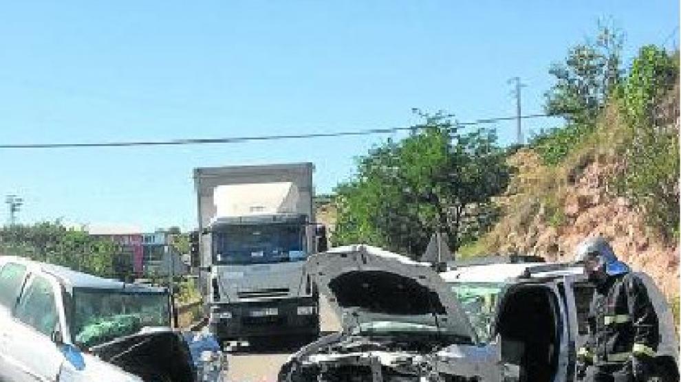 El accidente ocurrió el viernes por la tarde en Zaidín.