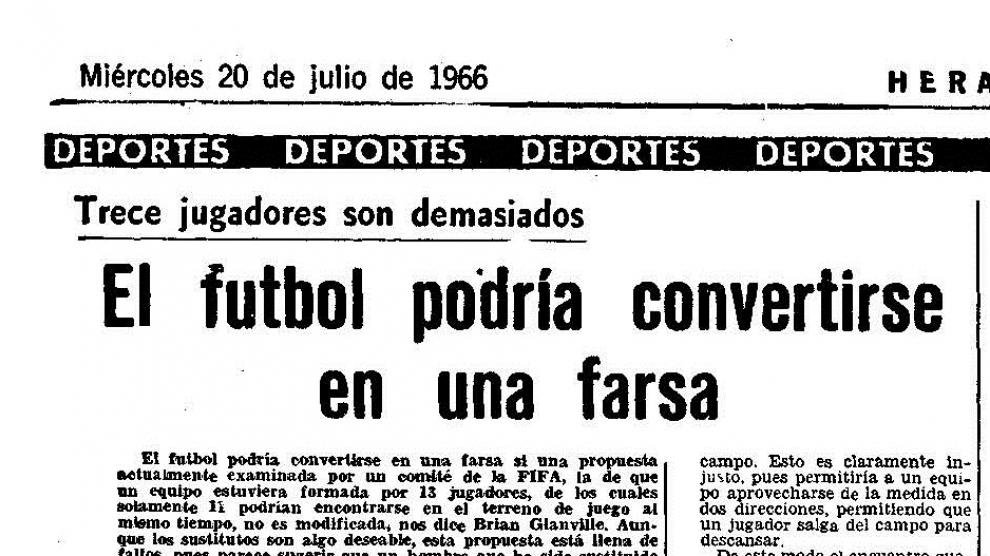Noticia publicada en HERALDO hace 50 años.