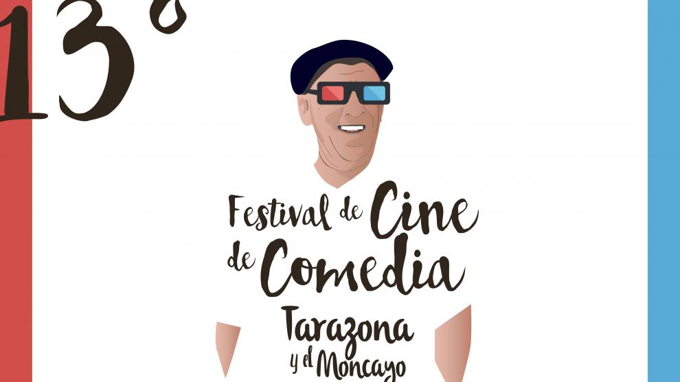 Paco Martínez Soria, protagonista del cartel del XIII Festival de Cine de Comedia de Tarazona y el Moncayo.