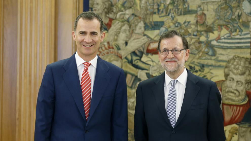 Felipe VI se reúne con Mariano Rajoy