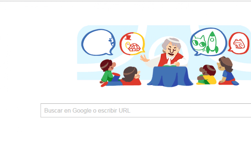 Google homenajea Gloria Fuertes en el 99 aniversario de su nacimiento