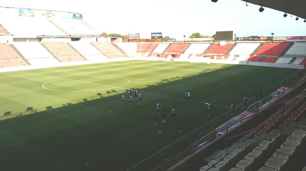 Zapater y Cani, juntos en el once inicial de Tarragona