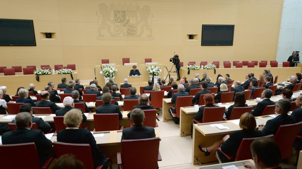 Ceremonia celebrada en el parlamento regional de Baviera