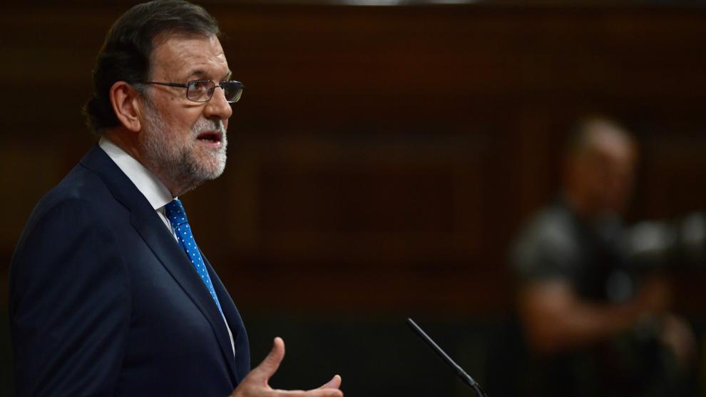 El candidato del PP a la Presidencia del Gobierno, Mariano Rajoy