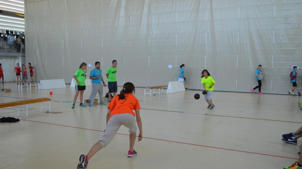 Momento de uno de los torneos de Datchball.