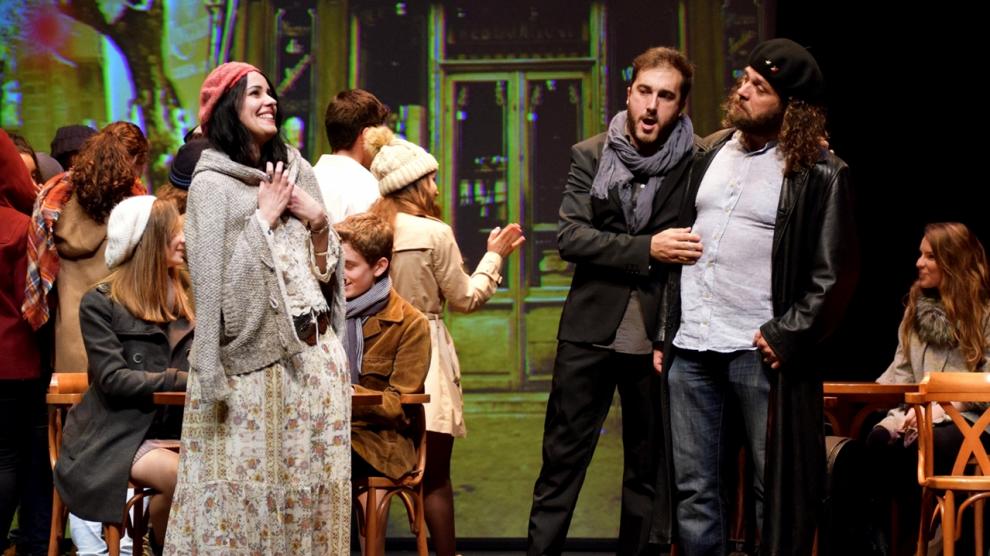 Los artistas Verónica Tello y Vicent Romero, en los papeles protagonistas de 'La bohème'.