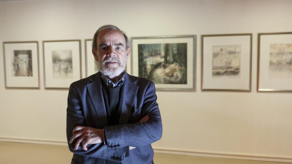 Eduardo Naranjo ha inaugurado este jueves dos exposiciones en Fuendetodos, en el aniversario del nacimiento de Goya.