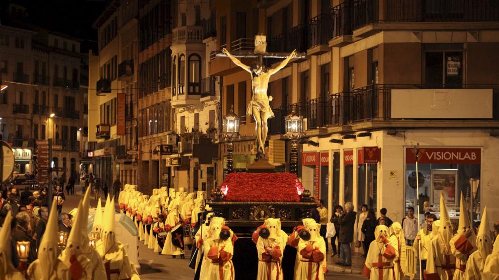 Procesión del Cristo del Perdón, de Huesca.