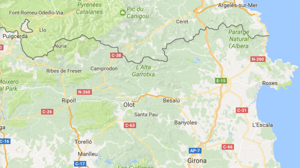 Terremoto de 3,8 grados registrado en la provincia de Gerona.
