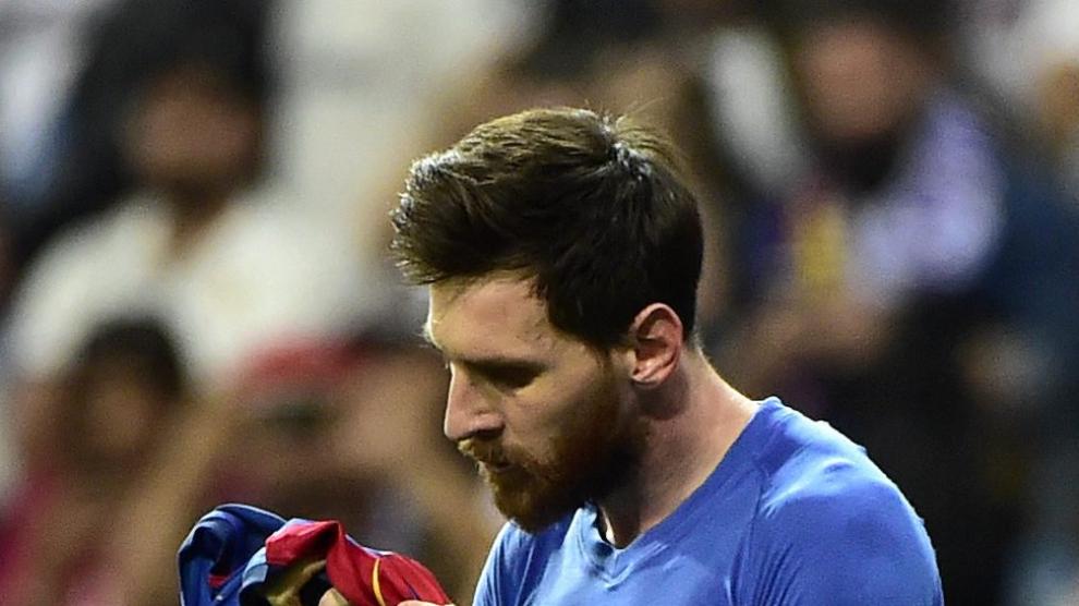 Messi, en un partido de la pasada temporada